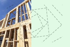 The frame of the wooden house Product Image 1