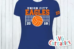 Volleyball SVG | Volleyball Template 0025 | Shirt Design Product Image 3
