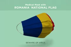 Mask with poland portugal qatar romania Nation Flags Product Image 5