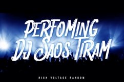 Web Font HIGH VOLTAGE Typeface Product Image 5