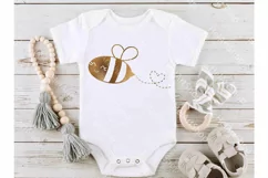 Kawaii bee SVG, Bumble bee svg, Honey Bee svg Product Image 2