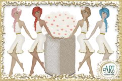 Camping Party Clip art design , Glamping at summer nights Product Image 2