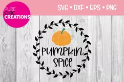 Fall SVG|Pumpkin Spice|Fall Quote SVG|SVG DXF PNG EPS Product Image 1
