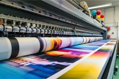 Modern large format printer in action Product Image 1