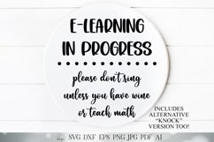 E-Learning In Progress Please Don&#039;t Ring Product Image 1