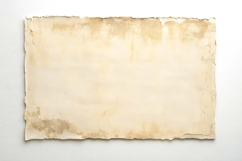 old Sheets of paper on a white background. Product Image 1
