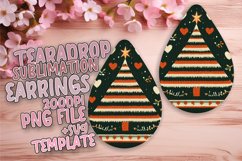 Creative Teardrop Earrings Artwork PNG , Holiday Product Image 1