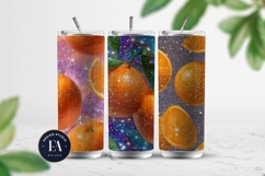 Glitter Orange Pattern | Sparkly Citrus Texture Product Image 2