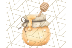 Adorable Bee Clipart PNG, Cute Bees and Accessories PNG Product Image 3