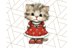 Christmas Animal Clipart, Festive Animals in Holiday Outfits Product Image 3