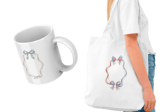 Coquette Patriotic Ribbon Bow Frames Clipart Product Image 3