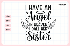 Heartfelt Memorial Quote SVG | I Call Her Sister Product Image 3