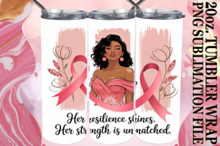 Playful moments 20oz tumbler wrap, Cancer Product Image 1