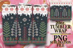 Unique horizons 20oz tumbler wrap, Winter Product Image 1