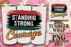 RADIANT MOMENTS 20oz TUMBLER WRAP, Juneteenth Product Image 1