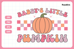 Funny Halloween Toddler Shirt Quote SVG | Daddys Pumpkin Product Image 3