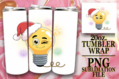 RADIANT GLOW 20oz TUMBLER WRAP, Cute Christmas Product Image 1