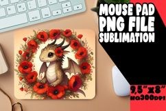 COZY mouse PAD Sublimation Magic, Dragon Product Image 1