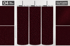 Dark Mahroon Glitter Tumbler Wrap| Tumbler Sublimation Product Image 1