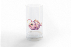 Cute Anglerfish Deep Sea Lantern Marine PNG Summer Aquatic Product Image 3