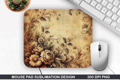 Vintage Mouse Pad Sublimation PNG Design - Mouse Pad PNG Product Image 1
