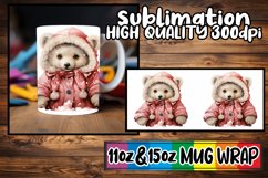 Old-Fashioned Holiday Cheers: Retro Mug Wrap Product Image 1