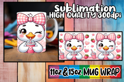 Vibrant dreams sublimation print wrap, Cute Goose Product Image 1
