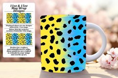 Exotic Leopard Gradient Mug Wrap - 11oz 15oz Product Image 1