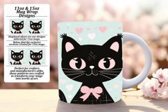 Adorable Kitten Mug Wrap Design PNG Product Image 1