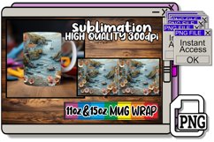 Nature's Serenade: 3D Mug Sublimation 15oz Product Image 1