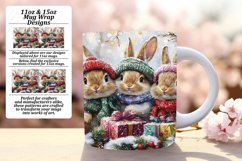 Charming 15oz Mug Wrap Png Artwork , Cute Xmas Product Image 1