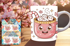 Customized 15oz Mug Wrap Png Design , Cute Christmas Product Image 1