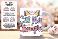 Magical 15oz Mug Wrap Png Design , Cat Quote Product Image 1