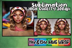 Colorful dreams 11oz 15oz sublimation wrap, Love Girl Product Image 1
