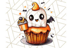 Monster Café Halloween PNG Clipart, Coffee Holiday Clip Art Product Image 3