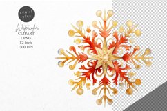 Christmas clipart, Snowflake clipart, Winter clipart Product Image 1