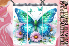 PRESENT OF HARMONY 20oz TUMBLER WRAP, Butterfly Product Image 1