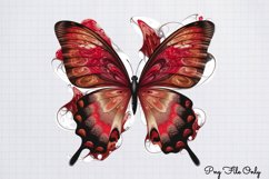 Smoke Butterflies Clipart PNG Product Image 1