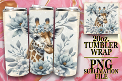 RADIANT ADVENTURE 20oz TUMBLER WRAP, Giraffe Product Image 1