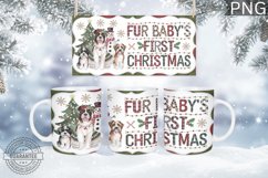 Christmas Mug Wrap Design - Christmas Dog Sublimation Product Image 4