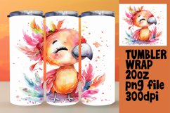 Cheerful Wildlife Wonderland Tumbler Wrap - 20oz Product Image 1