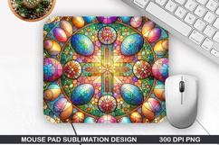 Easter Eggs Mouse Pad Sublimation, Easter Mouse Pad PNG Product Image 1