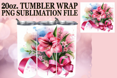 WHIMSICAL ESCAPES 20oz TUMBLER WRAP, Flowers Product Image 1
