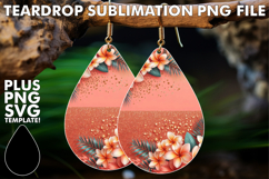 Classy Teardrop Earrings Designs, Leopard Prints Product Image 1