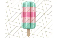 Pink and Mint Summer Clipart PNG Beach Icons, Summer Fun Png Product Image 3