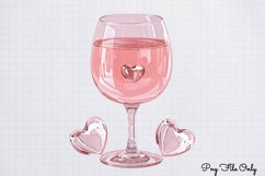 Retro Valentine Day Clipart PNG Product Image 1
