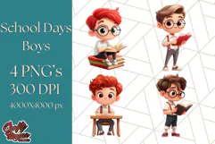 Boy Teacher Clipart PNG, Cute Male Teacher Illustration Product Image 1