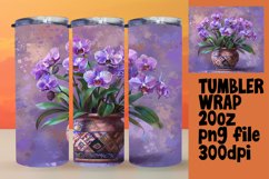 Garden Charm Tumbler Design: Blossoming Beauty Product Image 1