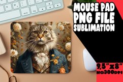 Purrfectly Whimsical Kitty Mousepad PNG Product Image 1