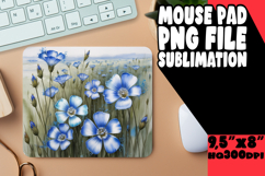 ENCHANTED MOUSE PAD SUBLIMATION STYLE, Flowers Product Image 1